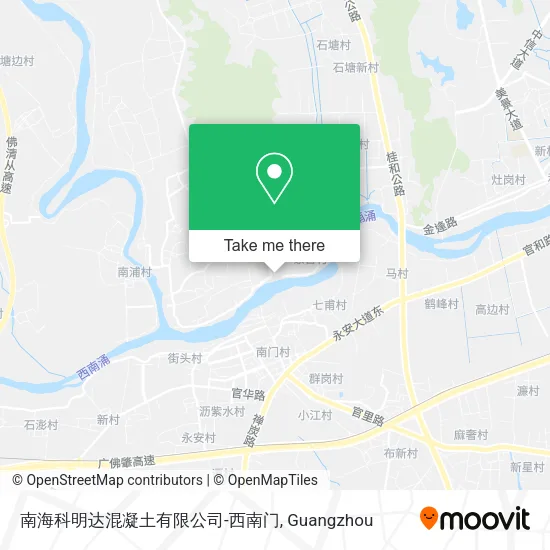 南海科明达混凝土有限公司-西南门 map