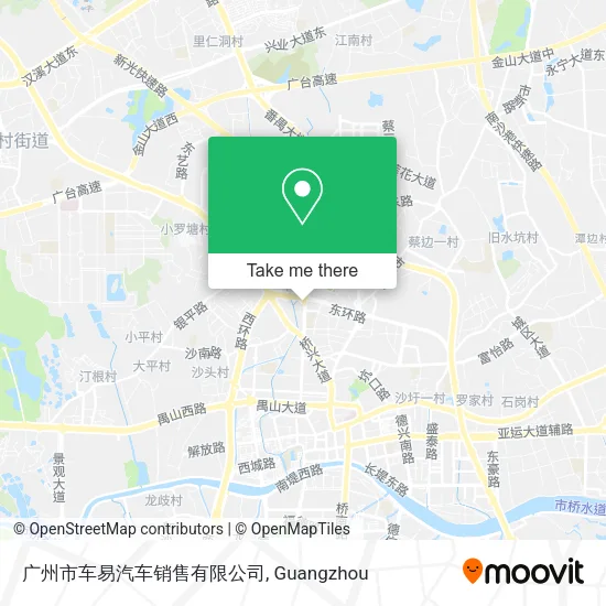 广州市车易汽车销售有限公司 map