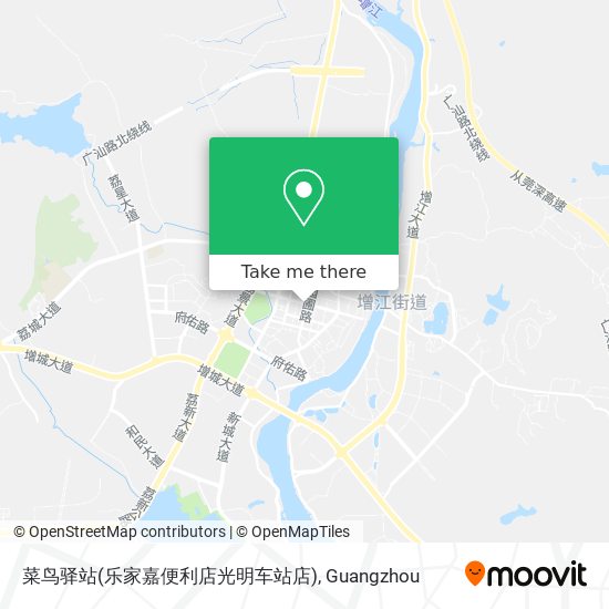 菜鸟驿站(乐家嘉便利店光明车站店) map