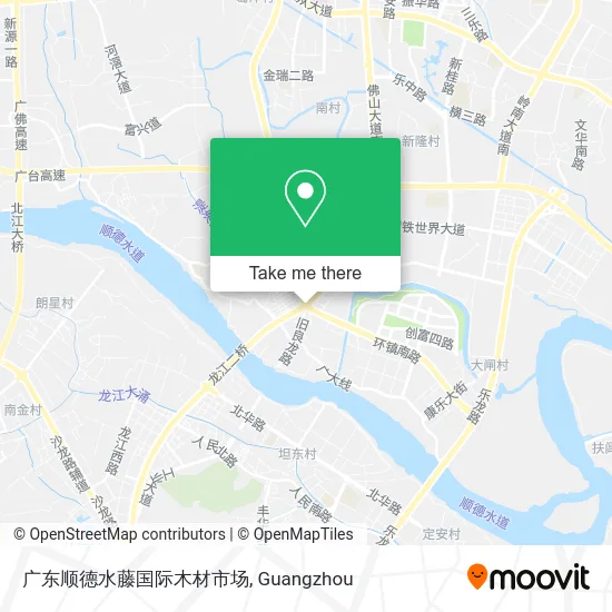 广东顺德水藤国际木材市场 map
