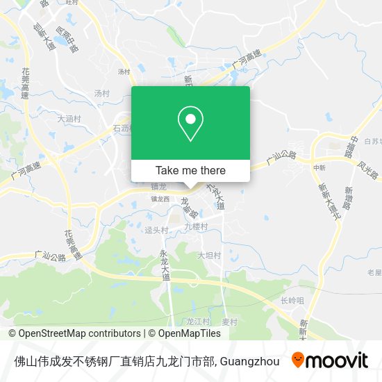 佛山伟成发不锈钢厂直销店九龙门市部 map
