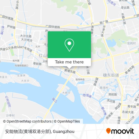 安能物流(黄埔双港分部) map