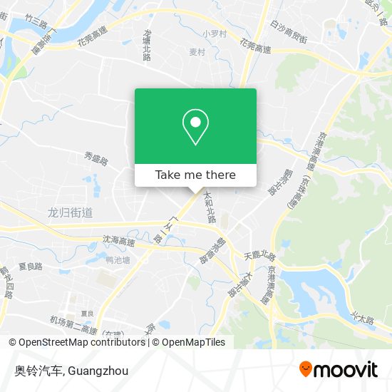 奥铃汽车 map