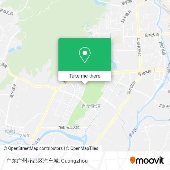 广东广州花都区汽车城 map