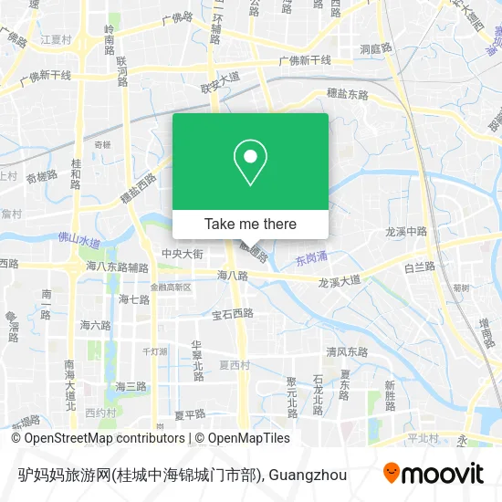 驴妈妈旅游网(桂城中海锦城门市部) map
