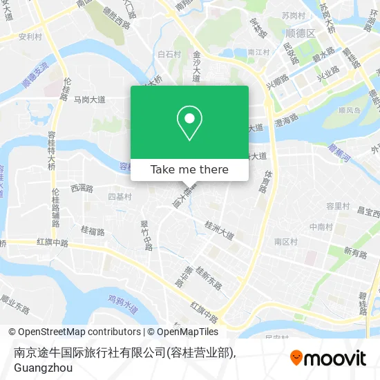 南京途牛国际旅行社有限公司(容桂营业部) map