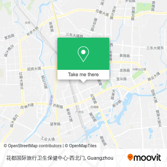 花都国际旅行卫生保健中心-西北门 map