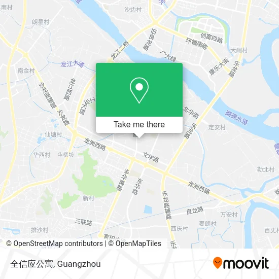 全信应公寓 map