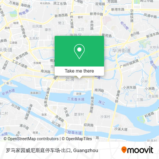 罗马家园威尼斯庭停车场-出口 map