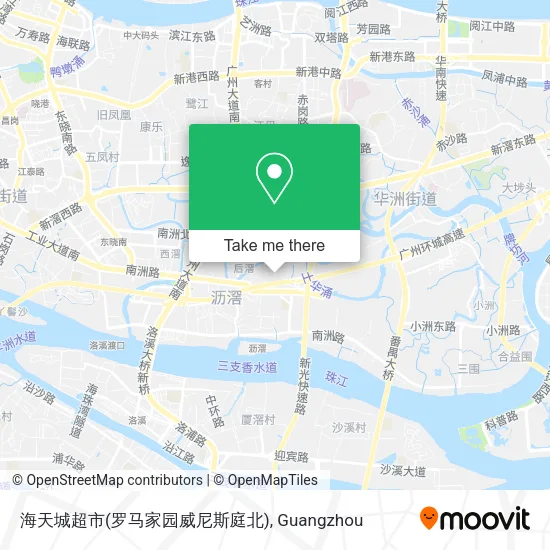 海天城超市(罗马家园威尼斯庭北) map