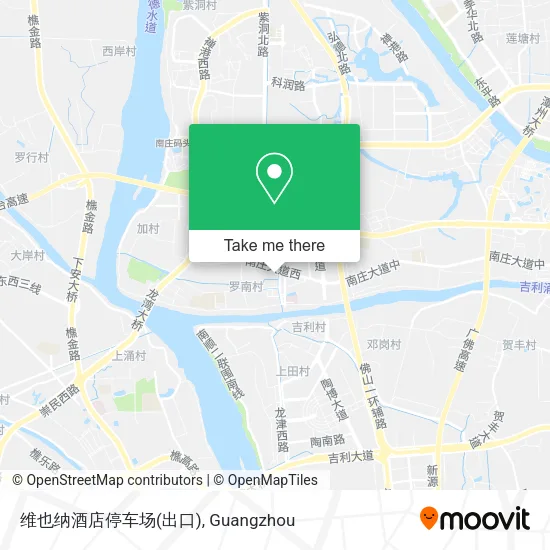 维也纳酒店停车场(出口) map