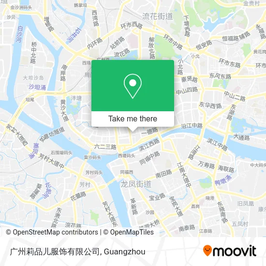 广州莉品儿服饰有限公司 map