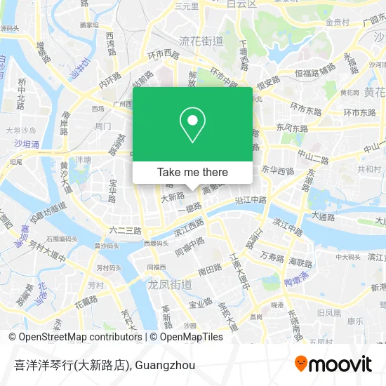 喜洋洋琴行(大新路店) map