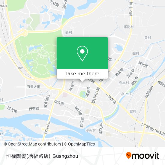 恒福陶瓷(塘福路店) map