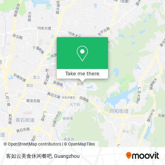 客如云美食休闲餐吧 map
