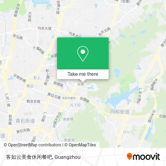 客如云美食休闲餐吧 map