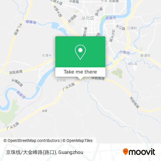 京珠线/大金峰路(路口) map