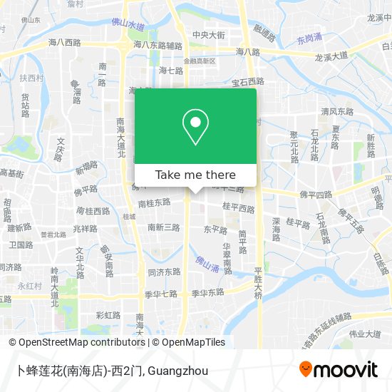 卜蜂莲花(南海店)-西2门 map