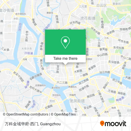 万科金域华府-西门 map