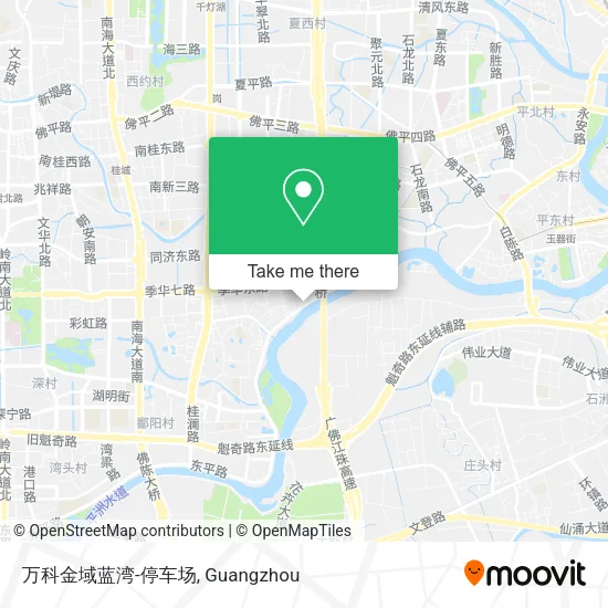 万科金域蓝湾-停车场 map