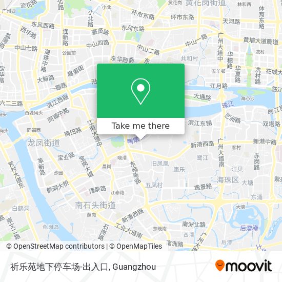 祈乐苑地下停车场-出入口 map