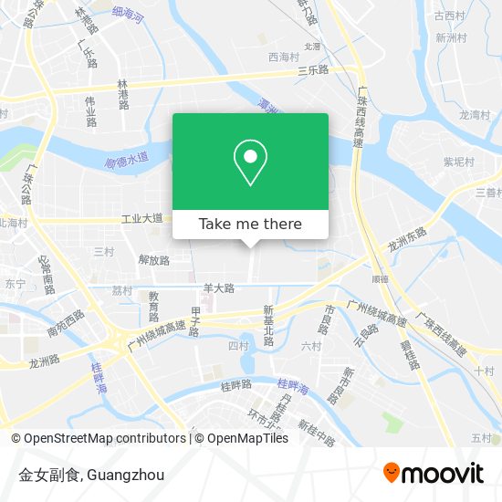 金女副食 map