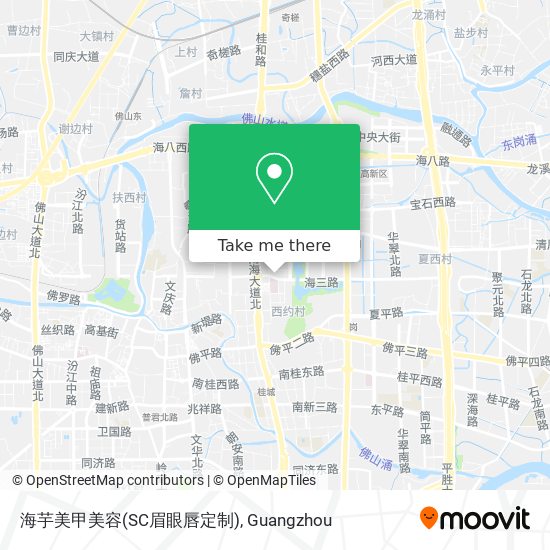 海芋美甲美容(SC眉眼唇定制) map