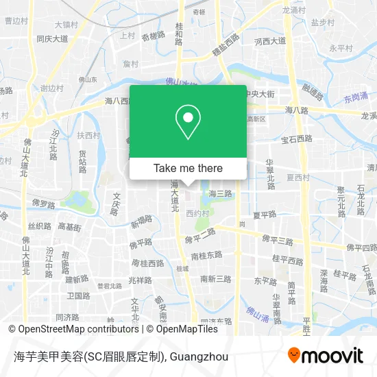 海芋美甲美容(SC眉眼唇定制) map