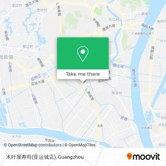 木叶屋寿司(亚运城店) map