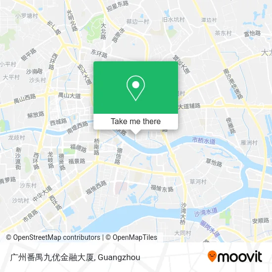 广州番禺九优金融大厦 map