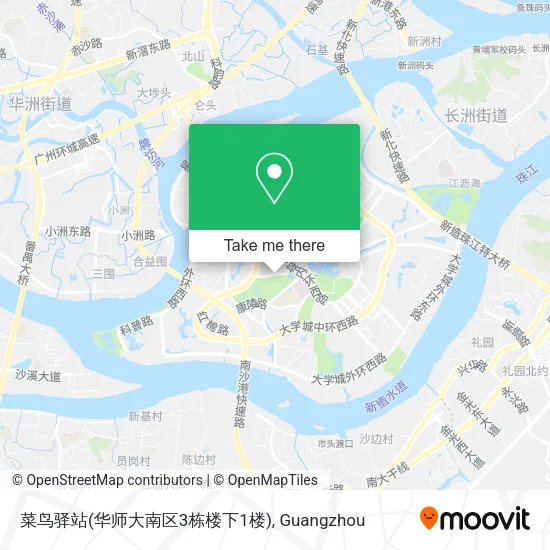 菜鸟驿站(华师大南区3栋楼下1楼) map
