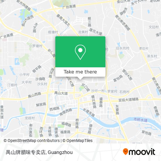 禺山牌腊味专卖店 map