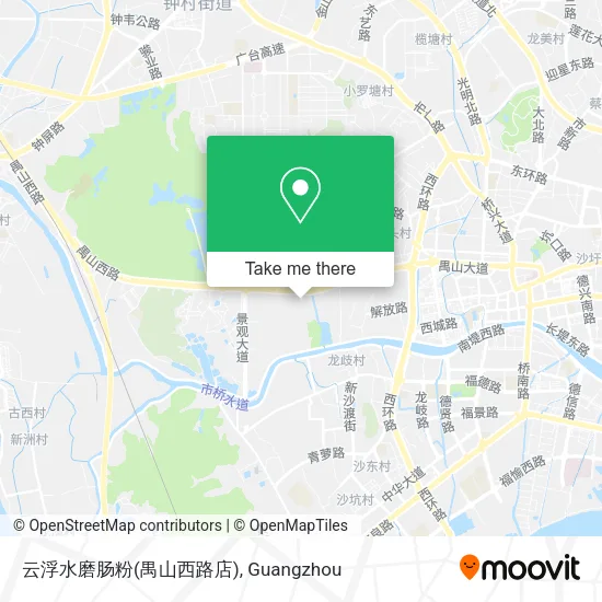 云浮水磨肠粉(禺山西路店) map