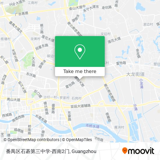 番禺区石碁第三中学-西南2门 map
