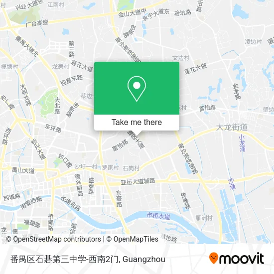 番禺区石碁第三中学-西南2门 map