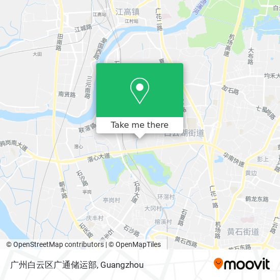 广州白云区广通储运部 map