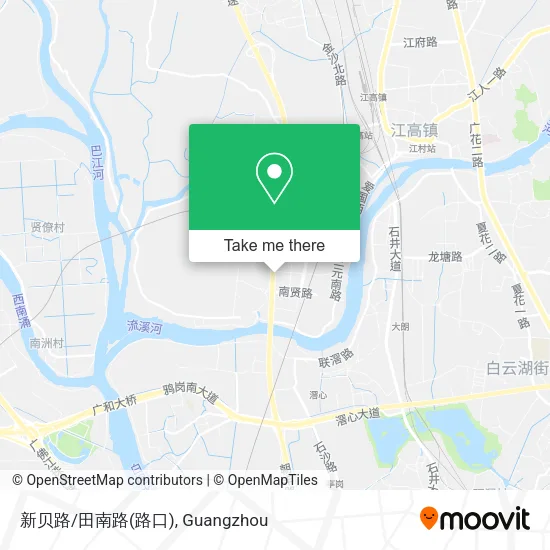 新贝路/田南路(路口) map