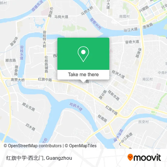 红旗中学-西北门 map