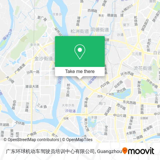 广东环球机动车驾驶员培训中心有限公司 map