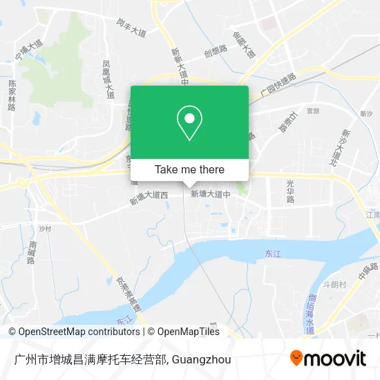 广州市增城昌满摩托车经营部 map