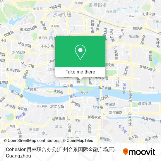 Cohesion目林联合办公(广州合景国际金融广场店) map