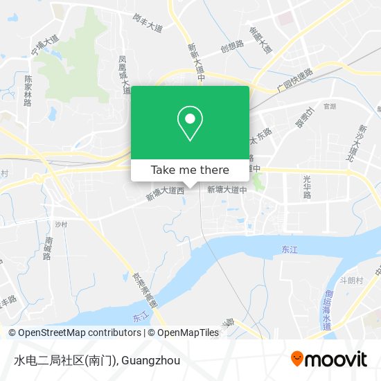 水电二局社区(南门) map