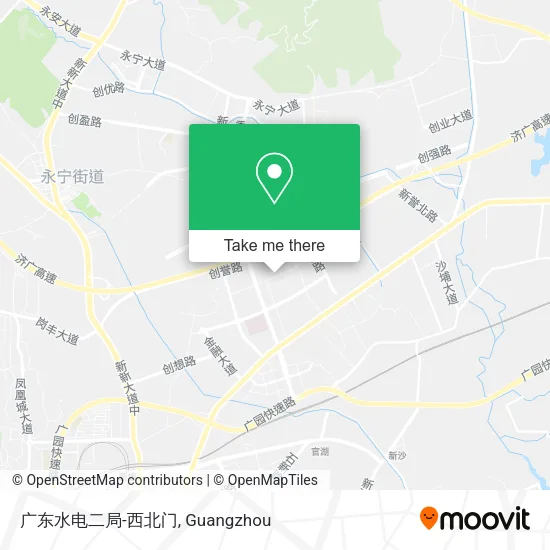 广东水电二局-西北门 map