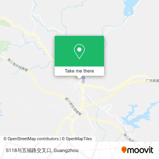 S118与五福路交叉口 map
