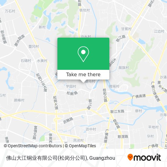 佛山大江铜业有限公司(松岗分公司) map