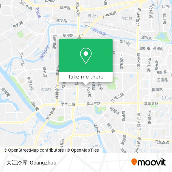 大江冷库 map