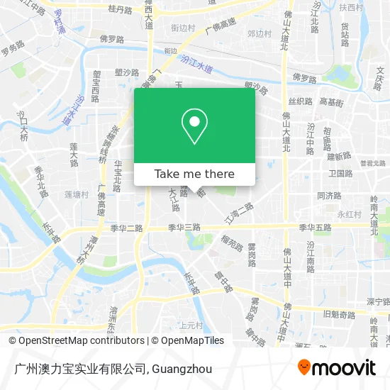广州澳力宝实业有限公司 map