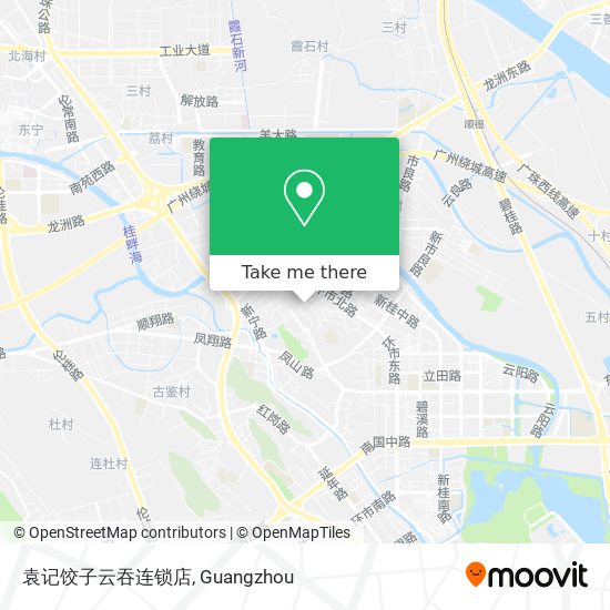 袁记饺子云吞连锁店 map