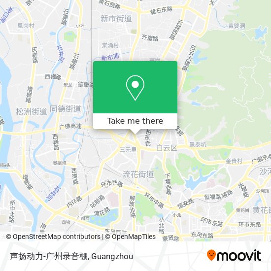 声扬动力-广州录音棚 map