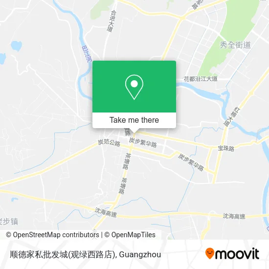 顺德家私批发城(观绿西路店) map